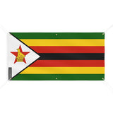 Drapeau du Zimbabwe 6 Oeillets en Plusieurs Tailles (M) - Pixelforma 