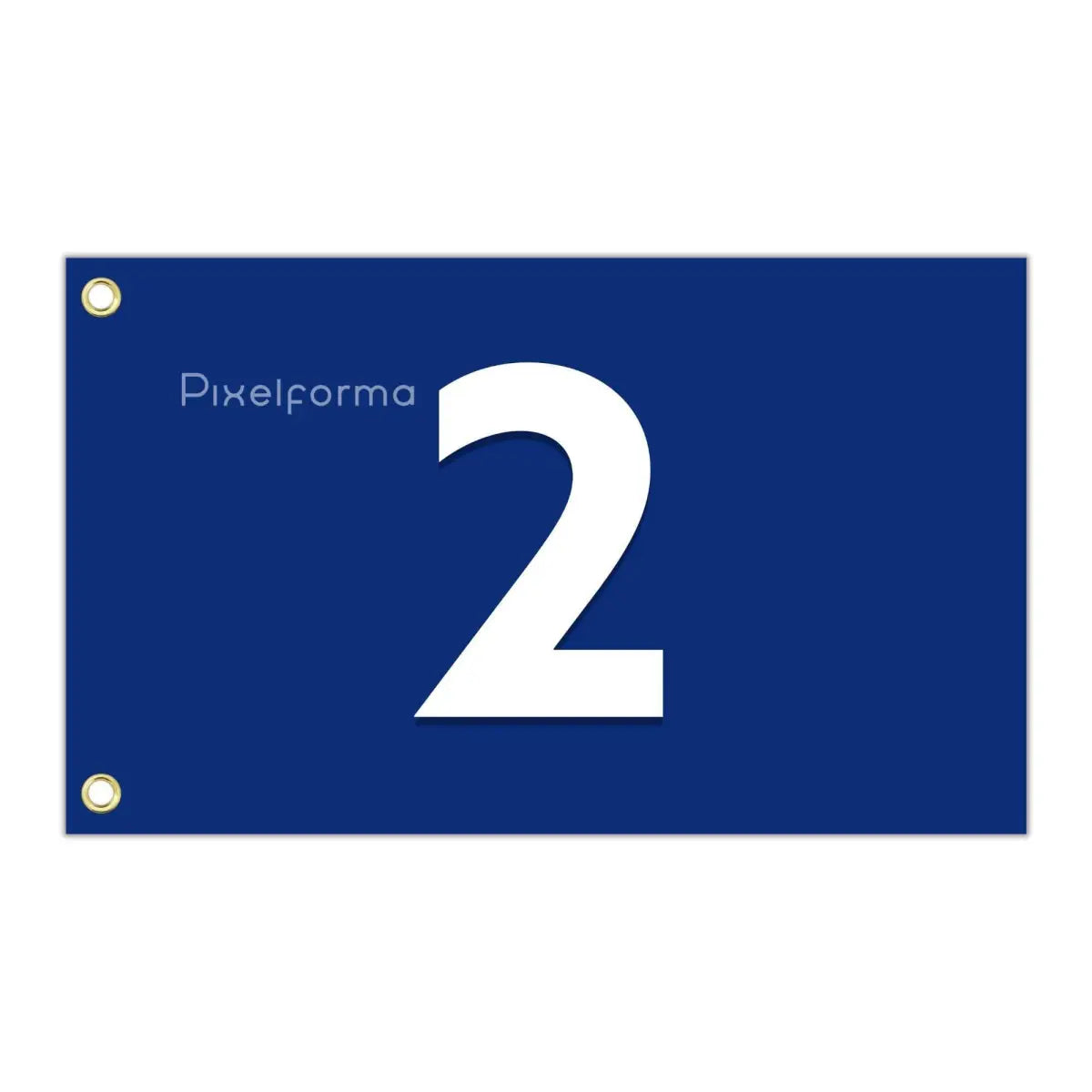Drapeau elista (russie) en plusieurs tailles 100 % polyester imprimer avec double ourlet - pixelforma