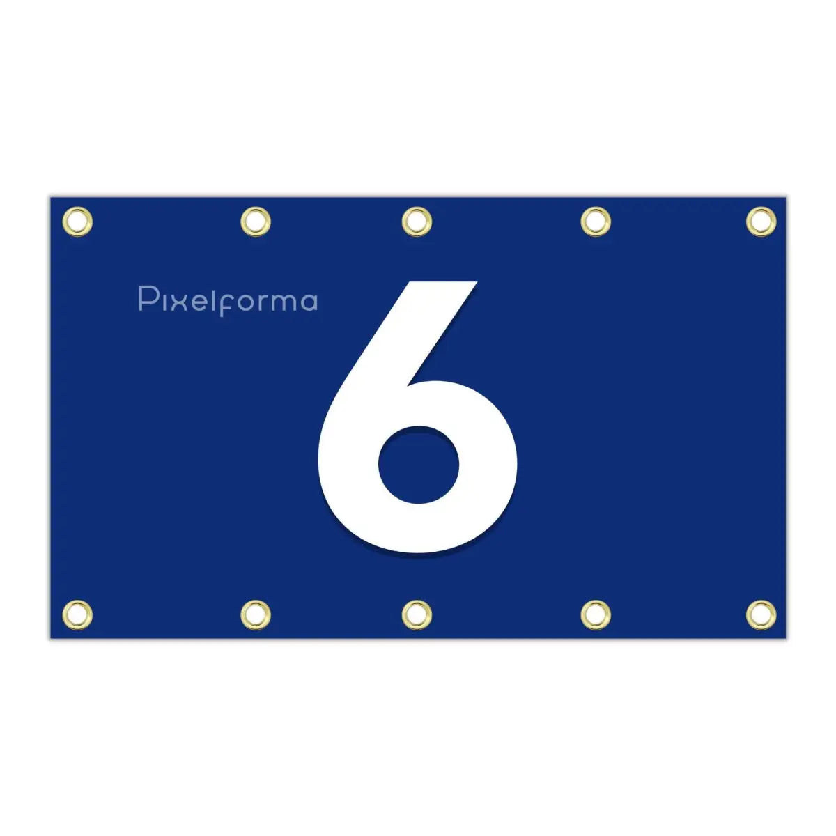 Drapeau elista (russie) en plusieurs tailles 100 % polyester imprimer avec double ourlet - pixelforma
