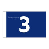 Drapeau elista (russie) en plusieurs tailles 100 % polyester imprimer avec double ourlet - pixelforma