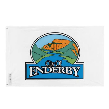 Drapeau enderby polyester résistant avec œillets à gauche