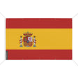 Drapeau espagne en polyester résistant avec œillets robustes