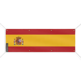 Drapeau espagne polyester résistant pour usage extérieur