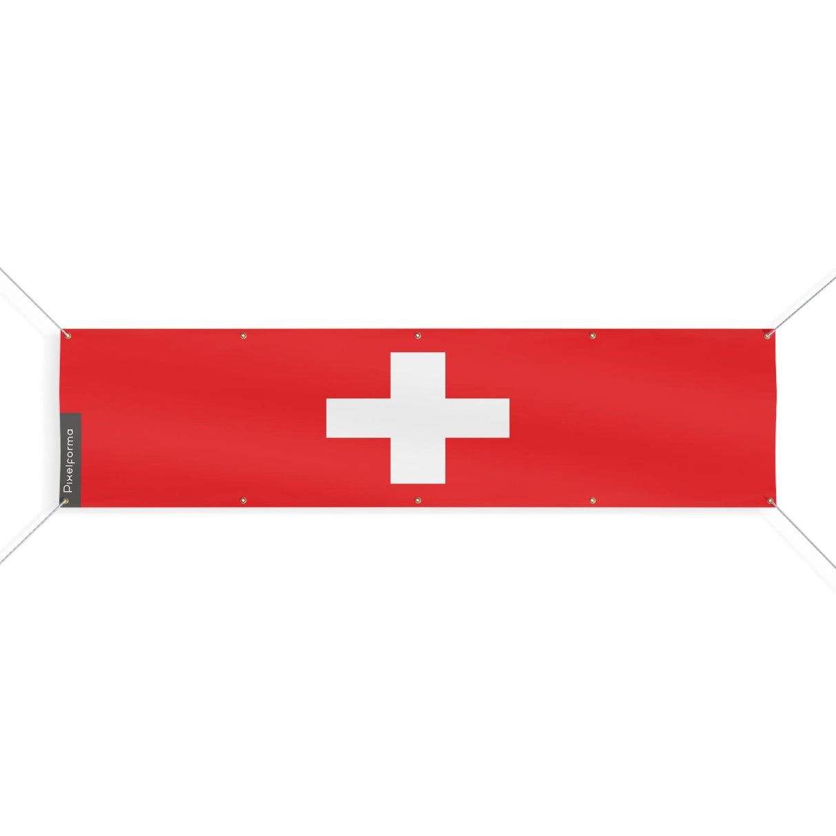 Drapeau et armoiries de la Suisse 10 Oeillets en plusieurs tailles - Pixelforma