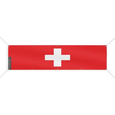 Drapeau et armoiries de la Suisse 10 Oeillets en plusieurs tailles - Pixelforma