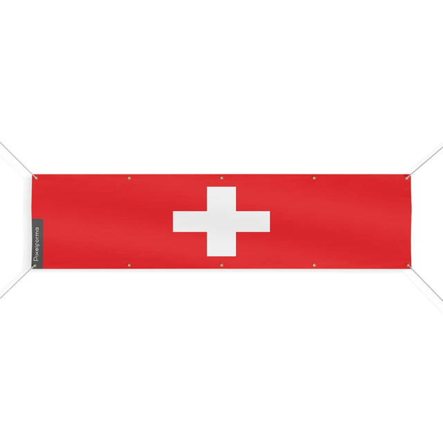 Drapeau et armoiries de la Suisse 10 Oeillets en plusieurs tailles - Pixelforma