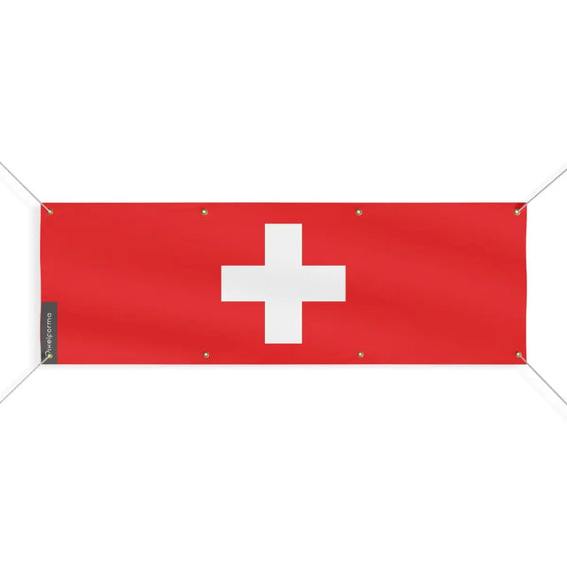 Drapeau et armoiries de la Suisse 8 Oeillets en Plusieurs Tailles (L) - Pixelforma 