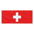 Drapeau suisse armoiries en polyester résistant intempéries