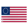 Drapeau états-unis treize étoiles cousue polyester résistant