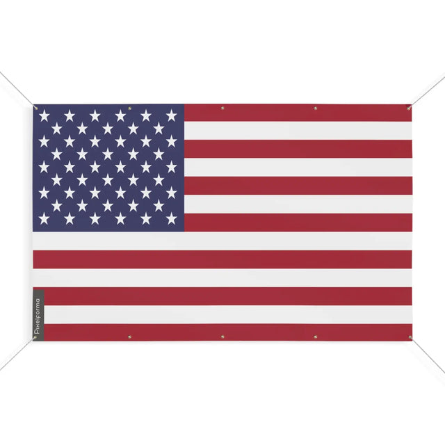 Drapeau états-unis10 oeillets en plusieurs tailles (s) - pixelforma