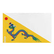 Drapeau étendard dynastie qing polyester œillets à gauche