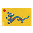 Drapeau étendard dynastie qing polyester œillets gauche
