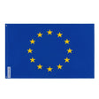 Drapeau européen polyester résistant avec œillets à gauche