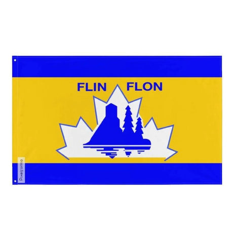 Drapeau flin flon plusieurs tailles en polyester - pixelforma