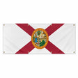 Drapeau floride polyester résistant aux intempéries œillets