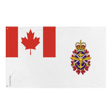Drapeau forces armées canadiennes polyester œillets à gauche