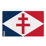 Drapeau forces navales françaises libres en polyester résistant
