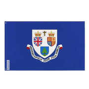 Drapeau fredericton polyester résistant œillets à gauche