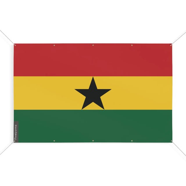 Drapeau ghana 10 oeillets en plusieurs tailles (s) - pixelforma