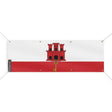 Drapeau gibraltar polyester résistant 8 œillets extérieur