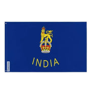Drapeau gouverneur général inde polyester avec œillets à gauche