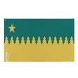 Drapeau grand sudbury polyester résistant œillets à gauche