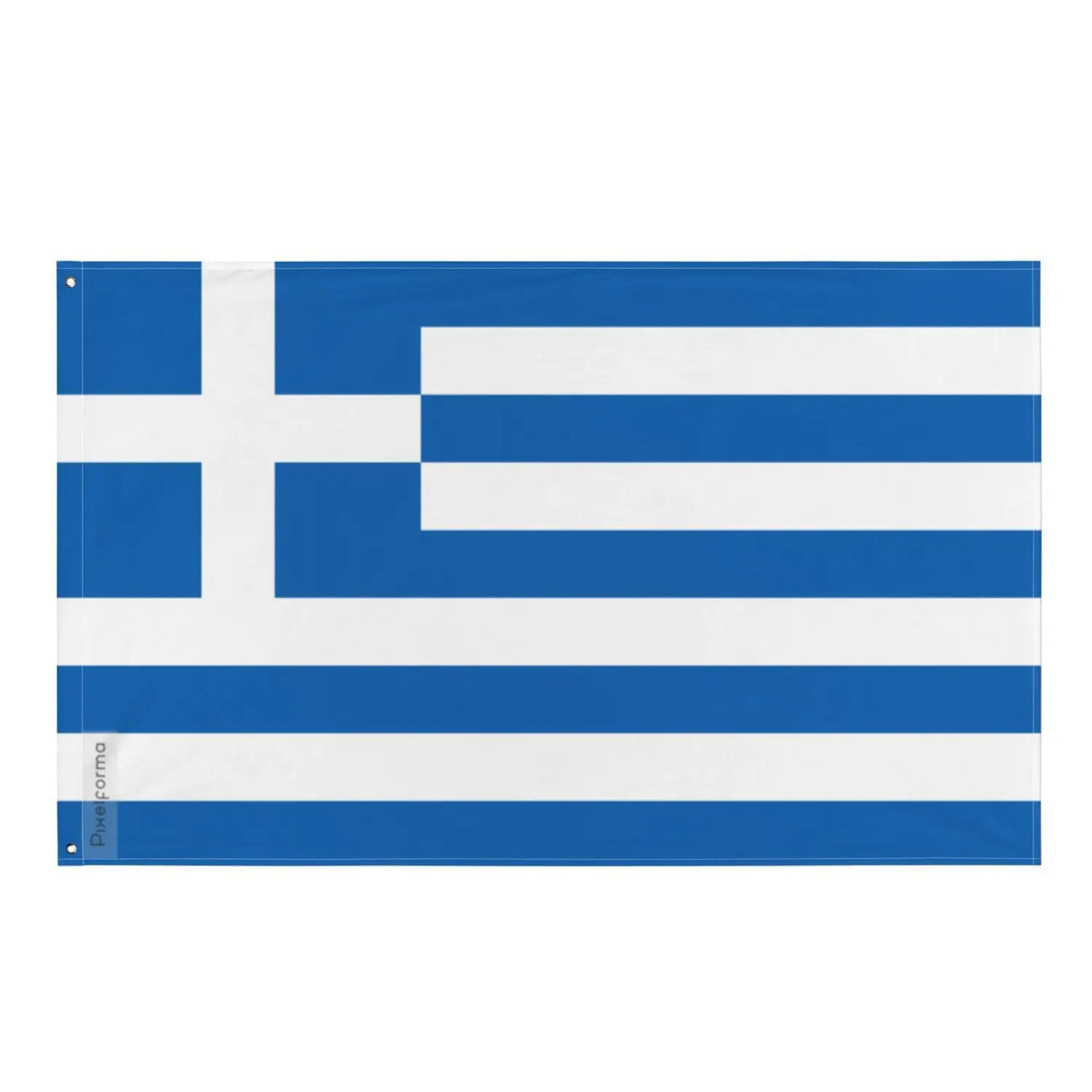 Drapeau grèce plusieurs tailles en polyester - pixelforma