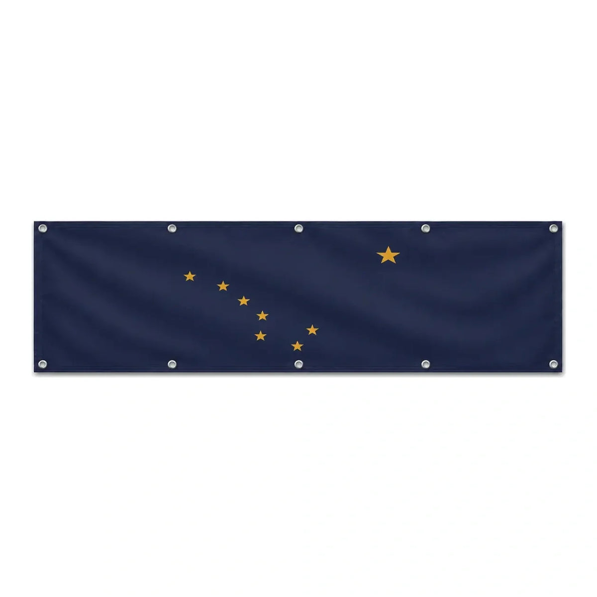 Drapeau Gris grand format XL en polyester avec dix œillets