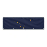 Drapeau Gris grand format XL en polyester avec dix œillets