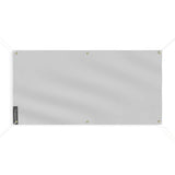 Drapeau gris clair france polyester œillets résistants