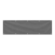 Drapeau Gris Foncé grand format XL en polyester avec dix œillets