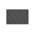 Drapeau Gris Noir format S en polyester avec dix œillets