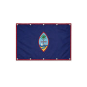 Drapeau de Guam format S en polyester avec dix œillets