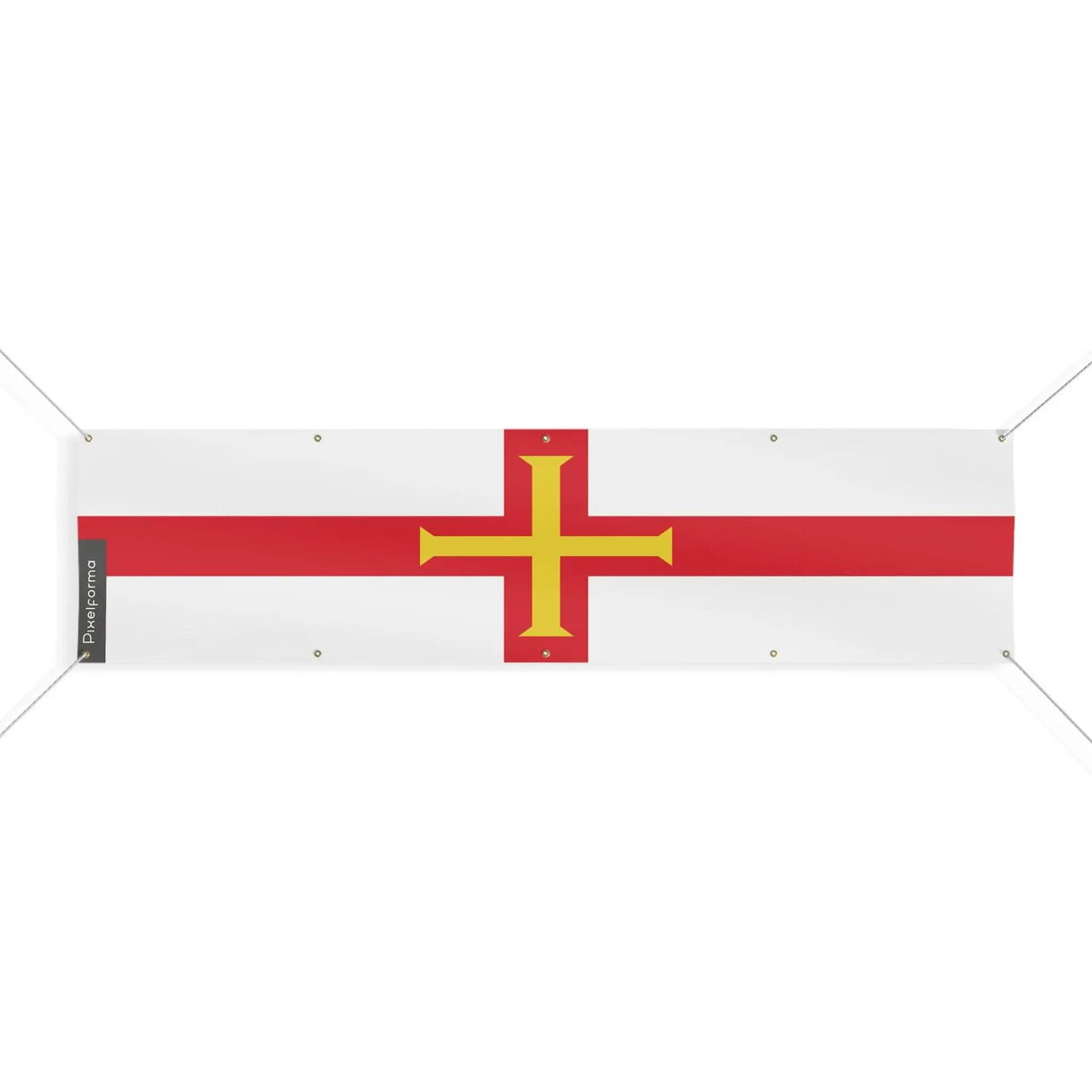 Drapeau guernesey polyester résistant œillets renforcés