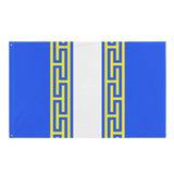 Drapeau haute-marne polyester résistant œillets à gauche