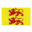 Drapeau hautes-pyrénées polyester résistant œillets à gauche