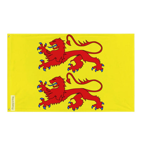 Drapeau hautes-pyrénées polyester résistant œillets à gauche