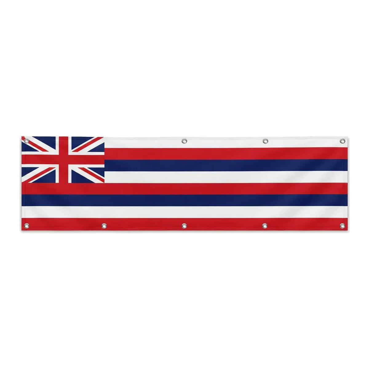Drapeau d'Hawaï grand format XL en polyester avec dix œillets