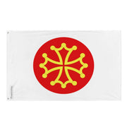 Drapeau hérault polyester résistant avec œillets à gauche