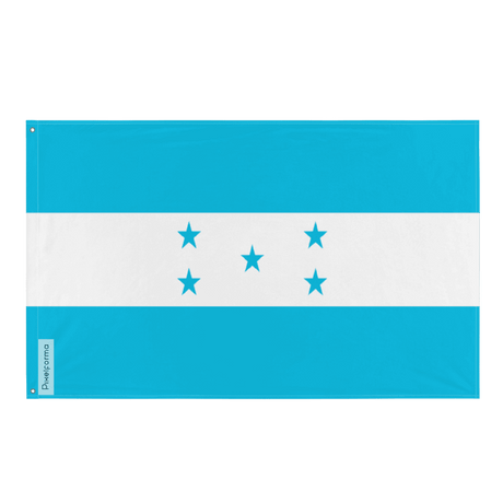 Drapeau Honduras officiel en plusieurs tailles 100 % polyester Imprimer avec Double ourlet - Pixelforma