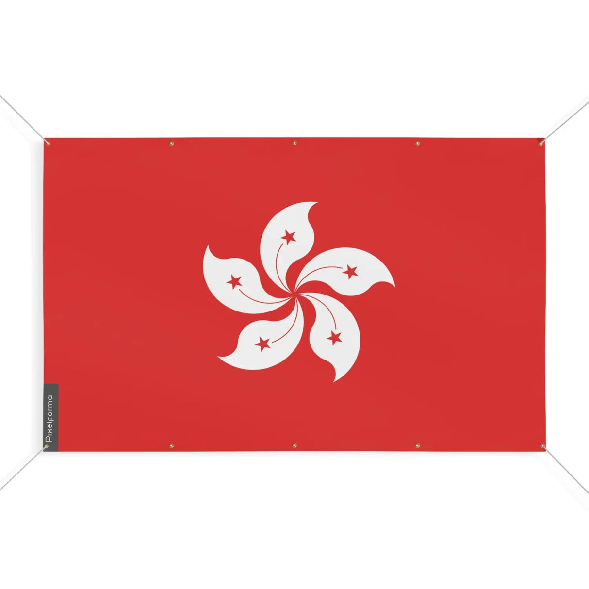 Drapeau hong kong 10 oeillets en plusieurs tailles (s) - pixelforma