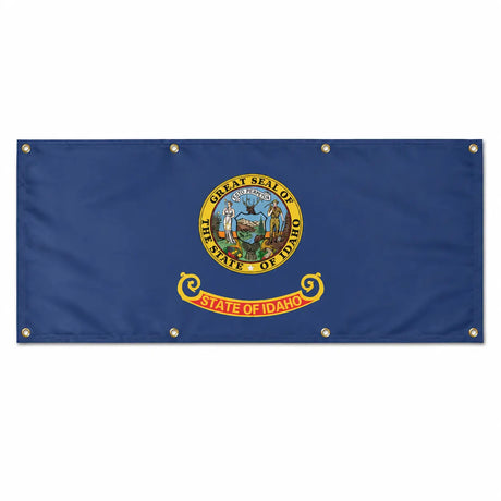 Drapeau idaho polyester résistant aux intempéries œillets