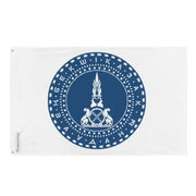 Drapeau iessik polyester résistant avec œillets à gauche