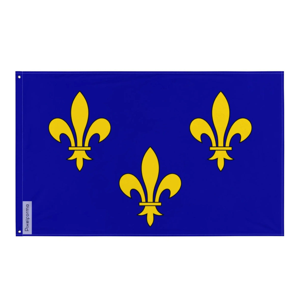 Drapeau île-de-france polyester double ourlet résistant