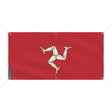 Drapeau île de man polyester résistant six œillets