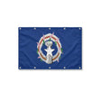 Drapeau des Îles Mariannes du Nord format S en polyester avec dix œillets