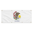 Drapeau illinois en polyester résistant aux intempéries
