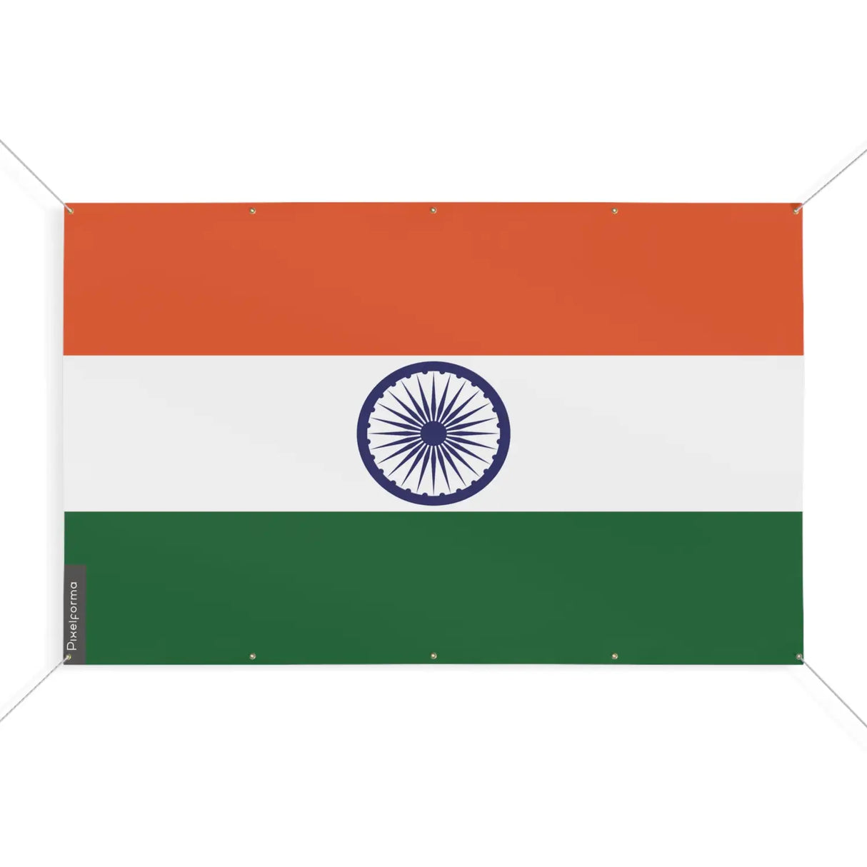 Drapeau inde 10 oeillets en plusieurs tailles (s) - pixelforma