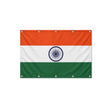 Drapeau de l'Inde format S en polyester avec dix œillets