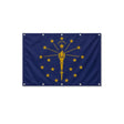 Drapeau de l'Indiana format S en polyester avec dix œillets